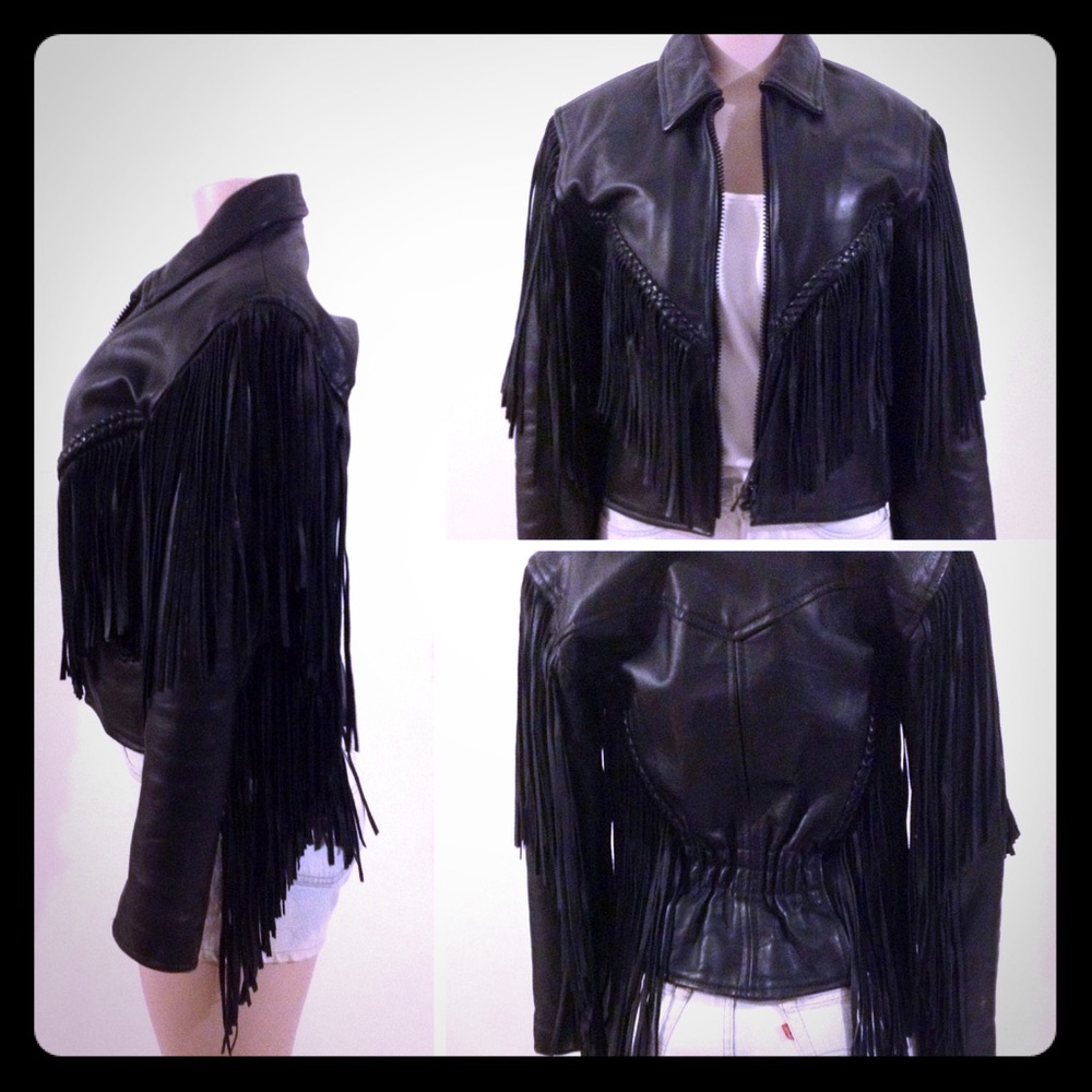 Black Leather Jacket Force International